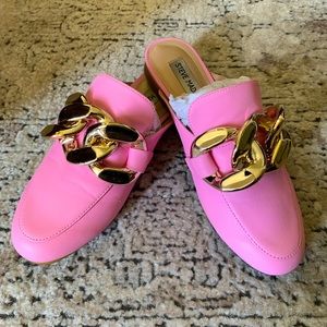 Steve Madden Kiki Pink Mules